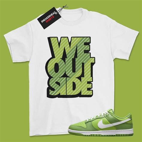 nike dunk low chlorophyll shirt